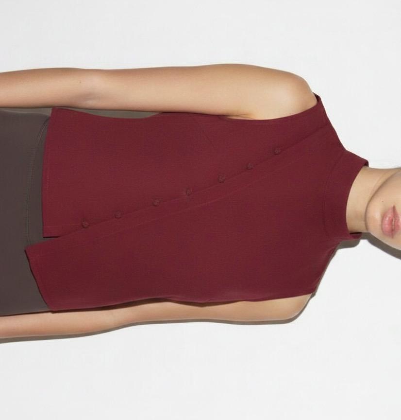 Burgundy Iris (Confeccionado en plana strech)